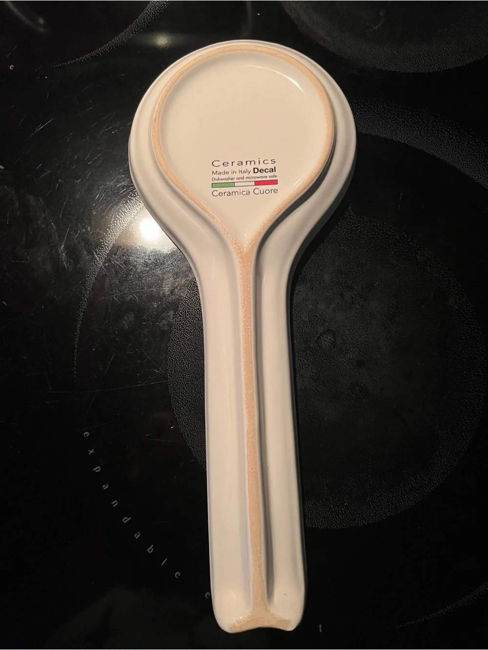 CERAMICA CUORE SPOON REST MADE IN ITALY 11”
